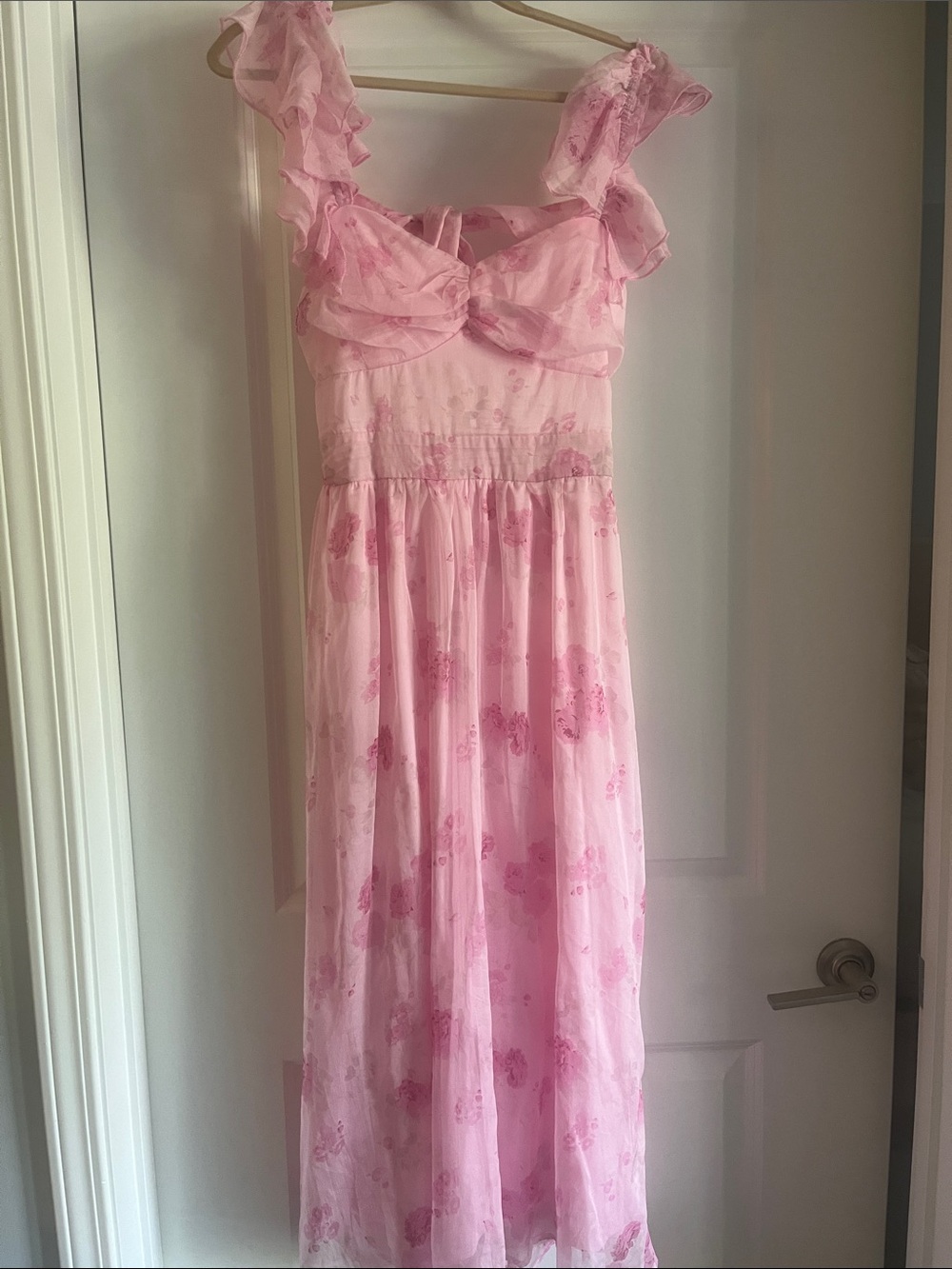 Lulus Pink Floral Dress